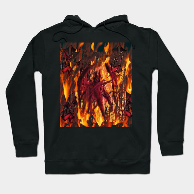 Inferno Hoodie by Glenbobagins